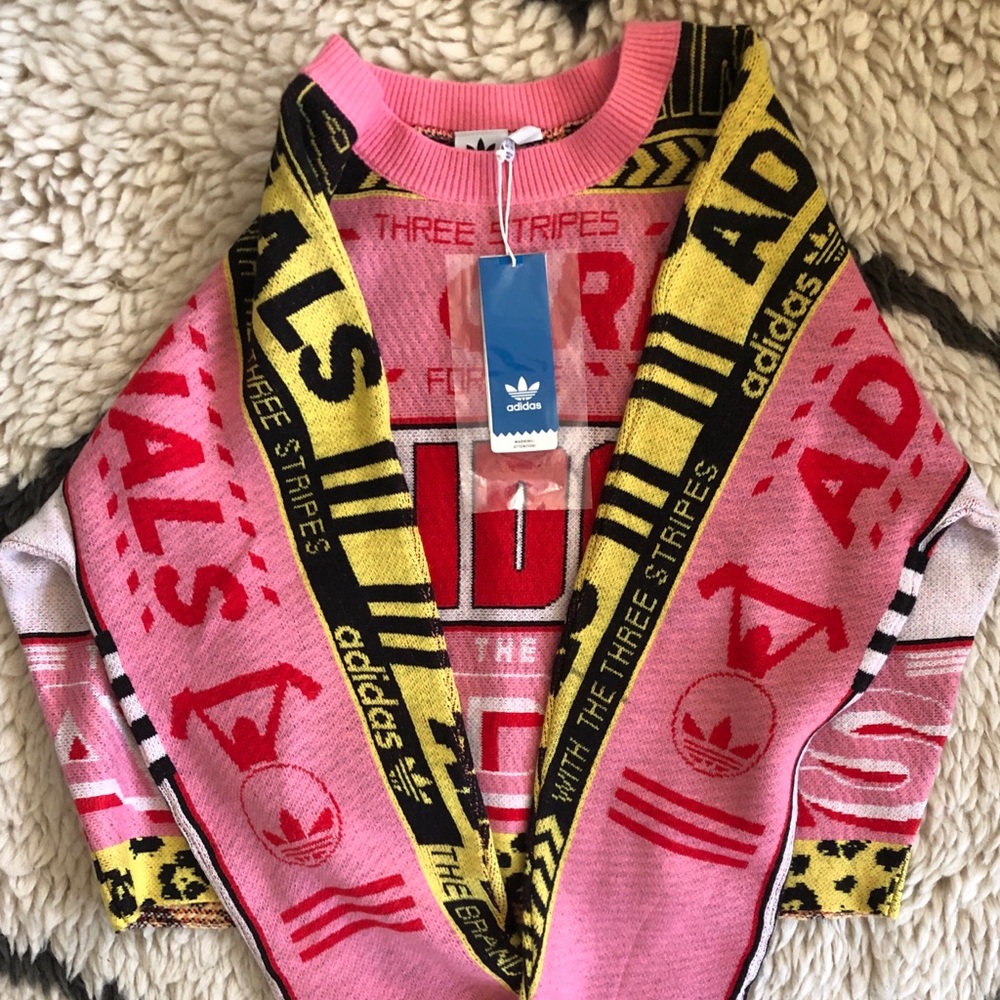 Adidas pink sweater